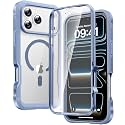 Diaclara Magnetic Designed for iPhone 17 Pro Case 6.3'' [Full Camera Protection] Full Body Bumper with Screen Protector, [Compatible with MagSafe] Military Drop Proof Phone Case, Sierra Blue