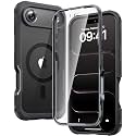 Diaclara Magnetic Designed for iPhone Air Case Full Body Bumper,[Compatible with MagSafe] Military Drop Proof Cover with Built-in Touch Sensitive Anti-Scratch Screen Protector for iPhone 17 Air Black