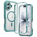 Diaclara Magnetic for iPhone 17 Case, Full Body &amp; Screen Protector,Green