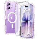 Diaclara Magnetic for iPhone 17 Case, Full Body &amp; Screen Protector,Clear