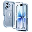 Diaclara Magnetic for iPhone 17 Case, Full Body &amp; Screen Protector,Blue