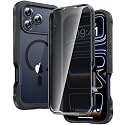 Diaclara Magnetic for iPhone 17 Pro Case with Privacy Protector, Black