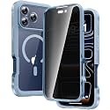 Diaclara Magnetic for iPhone 17 Pro Max Case with Privacy Protector, Blue