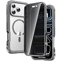 Diaclara Magnetic for iPhone 17 Pro Max Case with Privacy Protector, Gray