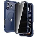 Diaclara Magnetic for iPhone 17 Pro Max Case,Privacy Protector,Deep Blue