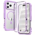 Diaclara Magnetic for iPhone 18 Pro Case with Screen Protector, Purple