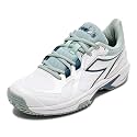 Diadora Womens Trofeo 2 Ag Pickleball Tennis Sneakers Shoes - Blue, White