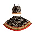DIAMO Girl's Rayon Readymade Lehenga Choli