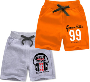 diamond art collection short for boys casual printed cotton blend multicolor pack of 3