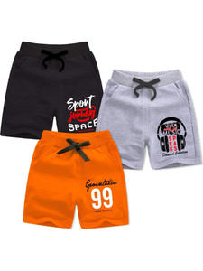 diamond art collection short for boys casual printed cotton blend multicolor pack of 3