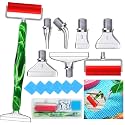 Diamond Art Pens Tools Diamond Painting Pen Accessories Kits with Screw Metal Tip Roller Drill Bead Dot Pens for Art Craft NAI (Green)