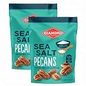 Diamond of California Sea Salt Pecans Made for Snacking, 3.25 oz. (Pack of 2)