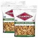 Diamond of California Shelled Walnut Halves and Pieces,Pre-Shelled Raw Walnuts for Baking,Snacking and Salads,32 oz. (Pack of 2)