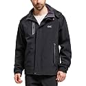 Diamond Candy Men's Hooded Rain Jacket Lightweight Waterproof Outdoor Coat