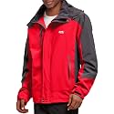 Men's Hooded Rain Jacket Lightweight Waterproof Outdoor Coat
