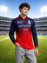 DIAMOND CLUSTER Graphic Print Men Polo Neck