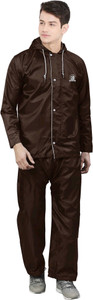 diamond cluster solid men rain suit