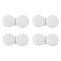 DIAMOND EYE Gold Look Anti Bacteria Leak Proof Contact Lens Case -4 Pieces
