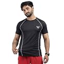 Diamond Fashion Mens Compression Sports T-Shirt 