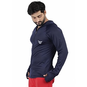 Diamond Fashion Mens Gym Hoodie Jacket