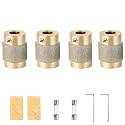Diamond Grinder Bit Heads, Stained Glass Tools and Supplies for Crafting Arts and Decoration (4 PCS -MCB 3/4'')