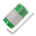 Diamond Grinder Bit - Stained Glass Grinder Bit Head Tools 3/4 in with M5 Alley Wrench, Grinding Shaping for Glass, Ceramic, Tile, Stone