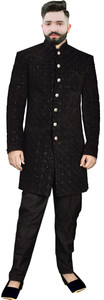 diamond indo western embroidered sherwani