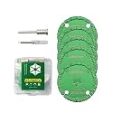 Diamond Rotary Tool Cut-Off Wheels - 5pcs 1-3/16 Inch(30mm) Metal Cutting disc for Rotary Tool Accessories with 1pc 1/8” Mandrel for Metal, Iron Pipe, Iron Sheet, Bolts, Screws