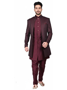 Diamond Style Solid Sherwani