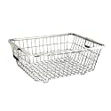 Dianey Divine Stainless Steel Dish Drainer Basket for Kitchen/Dish Drying Stand/Plate Rack/Bartan Basket (48X37X 20 cm)