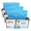 Diaper Genie Easy Roll Refill | 18 Bags Per Refill | Holds Up to 846 Newborn Diapers, Odor Control, DiaperPail RefillBags,Fits Diaper Genie Signature &amp; Platinum Pails, Packaging may vary (Pack of 3)