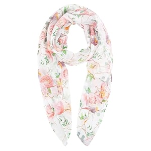 diarylook women39s soft and skin-friendly lightweight and robust butterfly scarf with elegant design and beautiful patterns made from 100 viscose