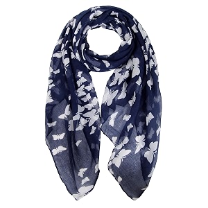diarylook women39s soft and skin-friendly lightweight and robust butterfly scarf with elegant design and beautiful patterns made from 100 viscose