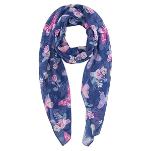 diarylook women39s soft and skin-friendly lightweight and robust butterfly scarf with elegant design and beautiful patterns made from 100 viscose