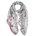 DiaryLook Women's Soft and Skin-friendly, Lightweight and Robust Butterfly Scarf with Elegant Design and Beautiful Patterns Made from 100% Viscose