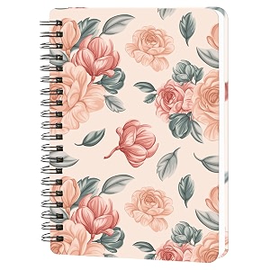 spiral bound notebook diary a5 size 160 pages d260
