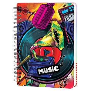 spiral bound notebook diary a5 size 160 pages d265