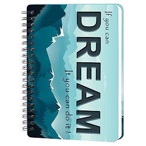 spiral bound notebook diary a5 size 160 pages d258