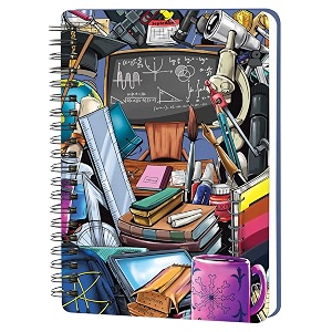 spiral bound notebook diary a5 size 160 pages d264