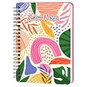 Spiral Bound Notebook Diary - A5 Size, 160 Ruled Pages Natural Shade Journal Diary for Girls and Women (D-263)