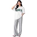 DIAZ Women Co-ord Set for Girls | Stylish Two Piece Dress with Oversize Tshirt & High Waist Jogger|Trendy Cotton Blend Track Suit Set for Women | Casual/Travel & Lounge Wear Outfits