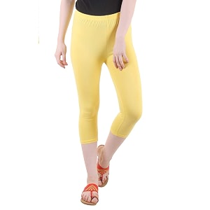 DIAZ Women Cotton Stretchable Capri Slim