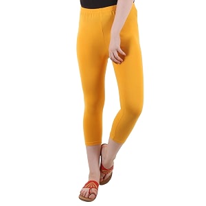 DIAZ Women Cotton Stretchable Capri Slim