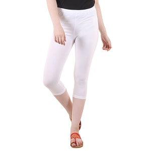 DIAZ Women Cotton Stretchable Capri Slim