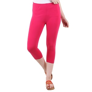 DIAZ Women Cotton Stretchable Capri Slim