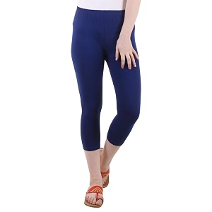DIAZ Women Cotton Stretchable Capri Slim