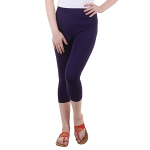DIAZ Women Cotton Stretchable Capri Slim