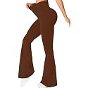 DIAZ Womens Flare Pant High Waist Stretchable