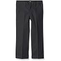 Dickies Boy's Flexwaist Flat Front Straight Leg School Uniform Pants – Adjustable Uniform Trousers for Schoolwear