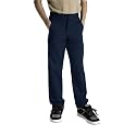 Dickies Boy's Flexwaist Flat Front Straight Leg School Uniform Pants – Adjustable Uniform Trousers for Schoolwear